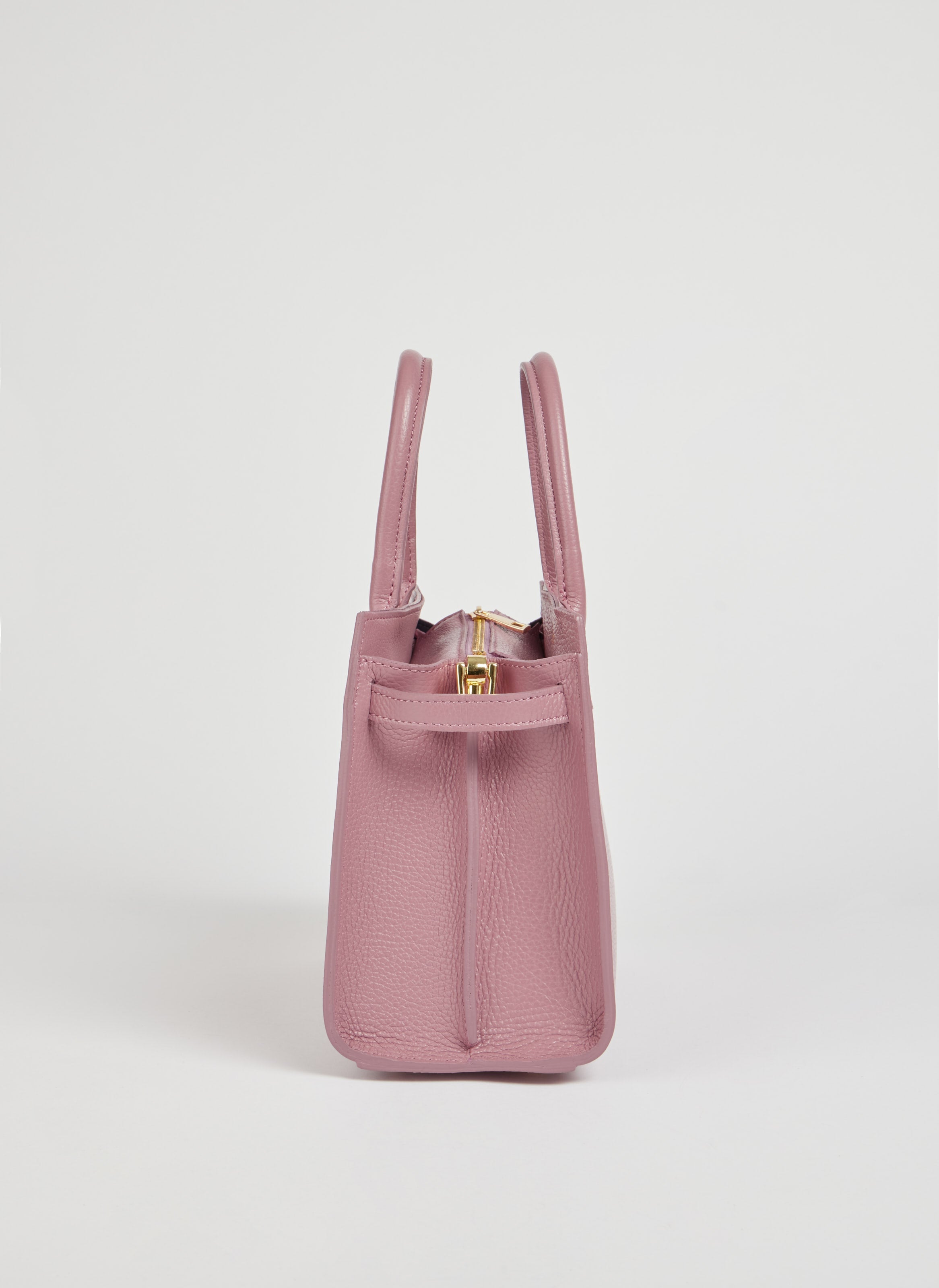 Torebka Grace z prawdziwej skóry Togo Róż Antyczny