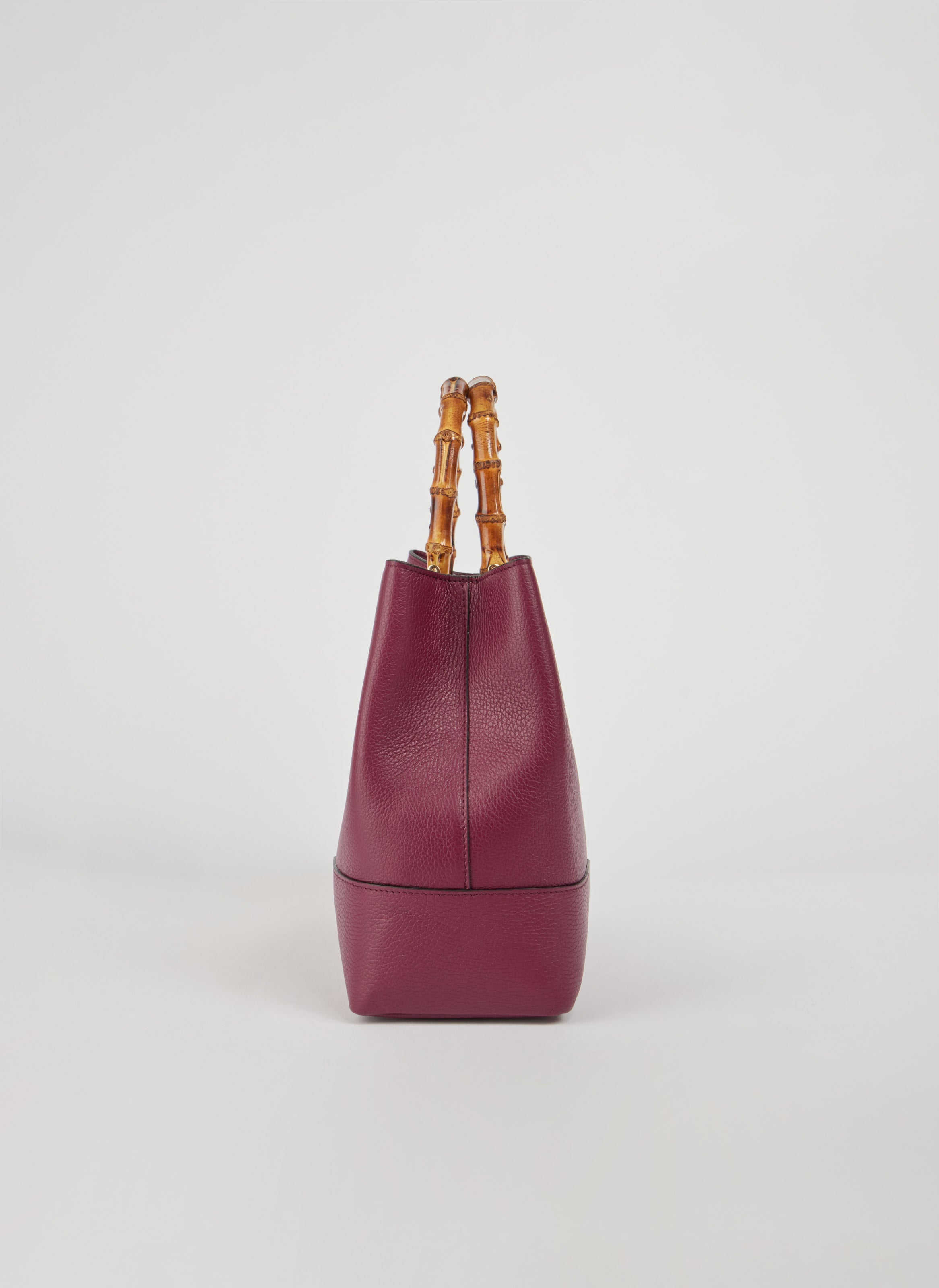 Torebka Bamboo Babe ze skóry Dollaro Burgund