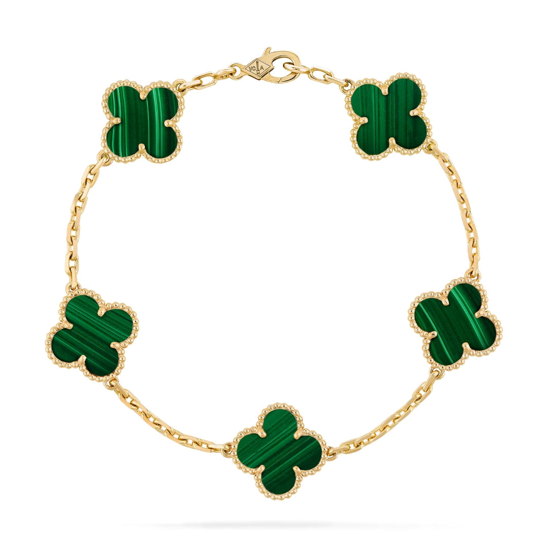 BRANSOLETKA FORTUNATO CLOVER | ZIELONA