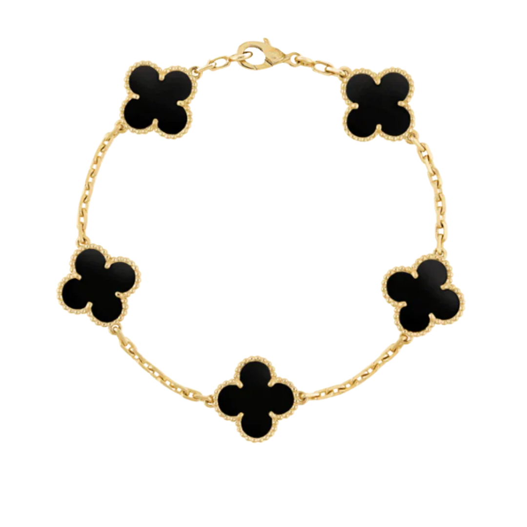 CLOVER | CZARNY BRANSOLETKA