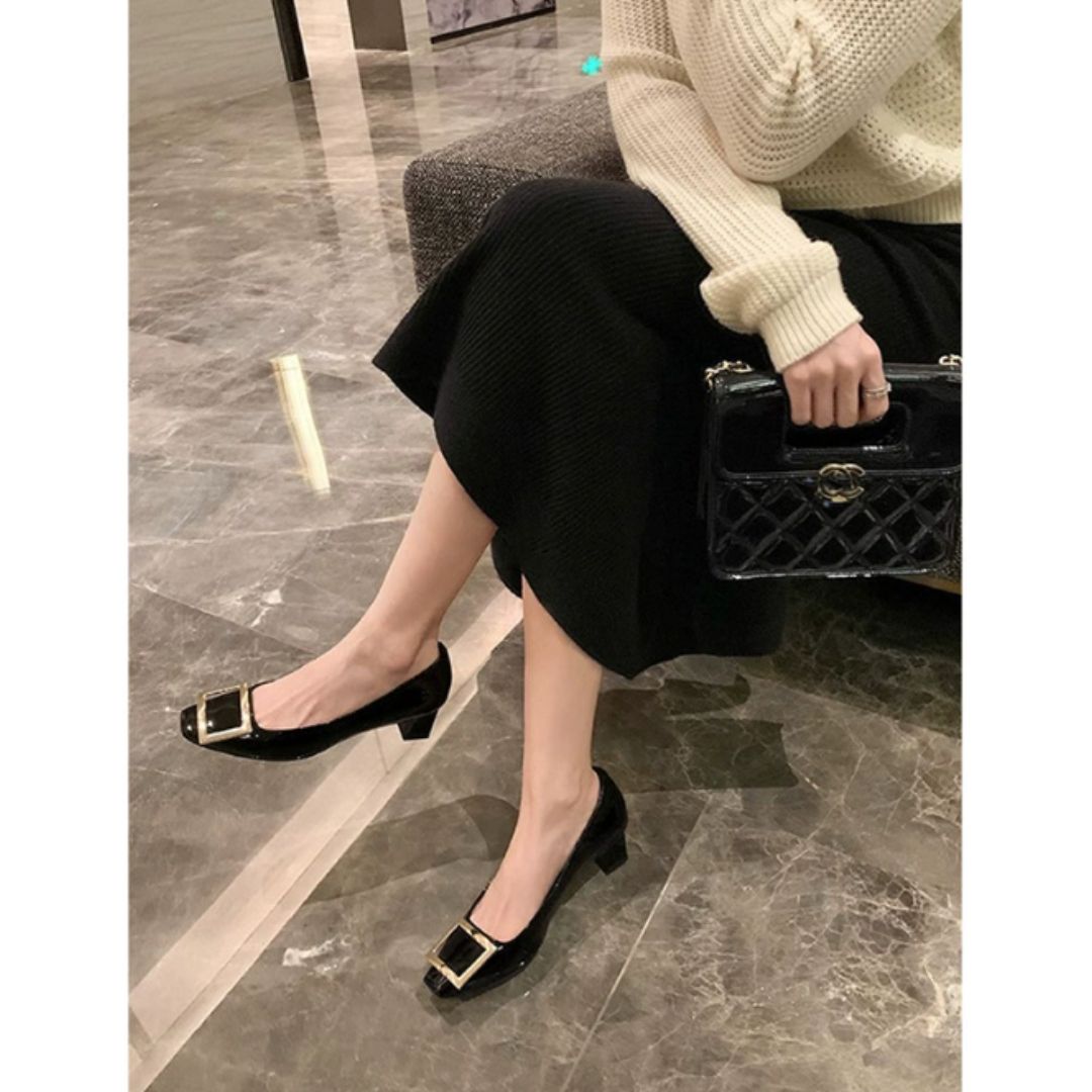 Teona™ | Eleganckie sandały z kwadratowym noskiem i średnim obcasem