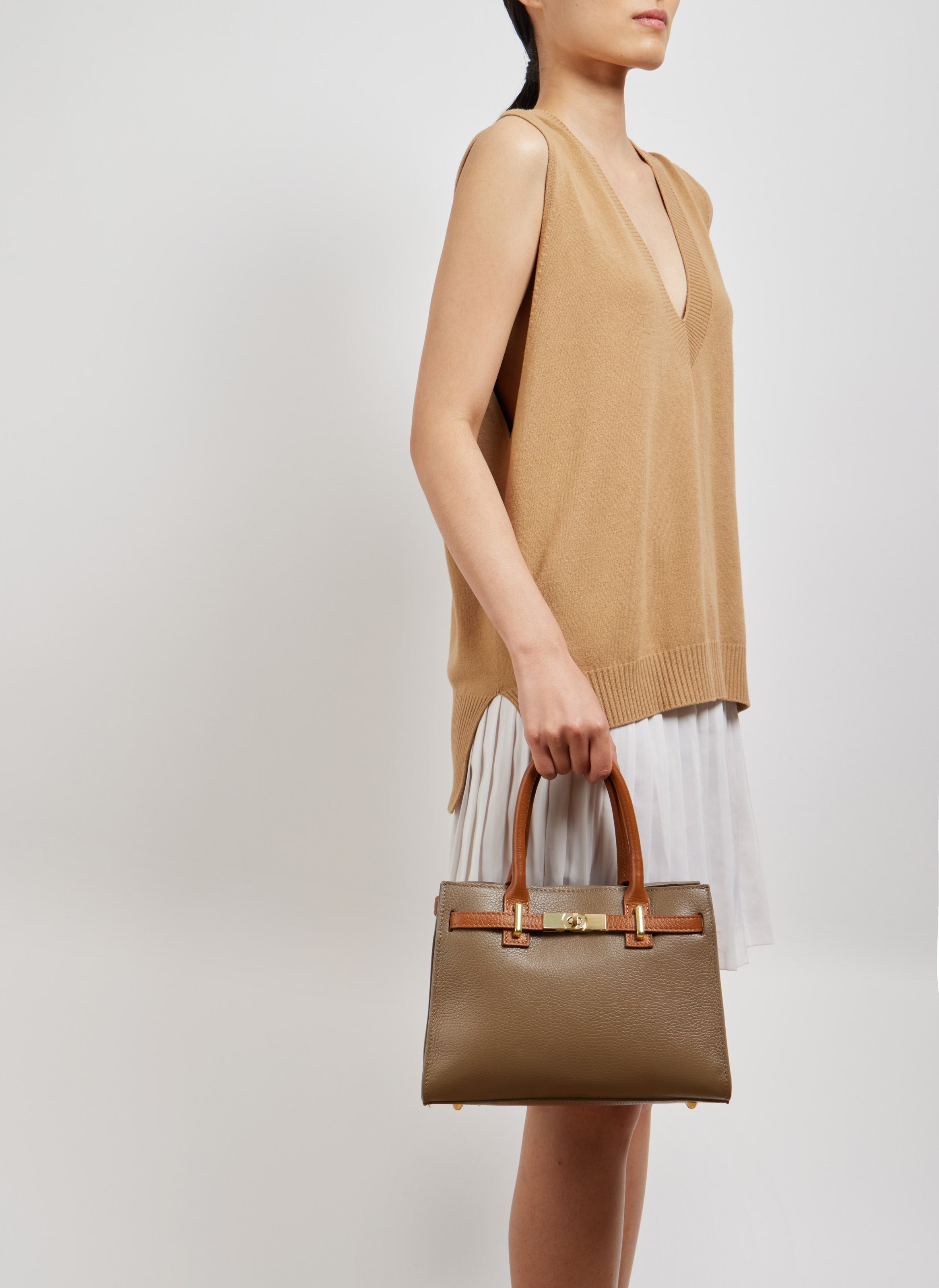 Torba Grace Edycja Limitowana ze Skóry Togo Taupe
