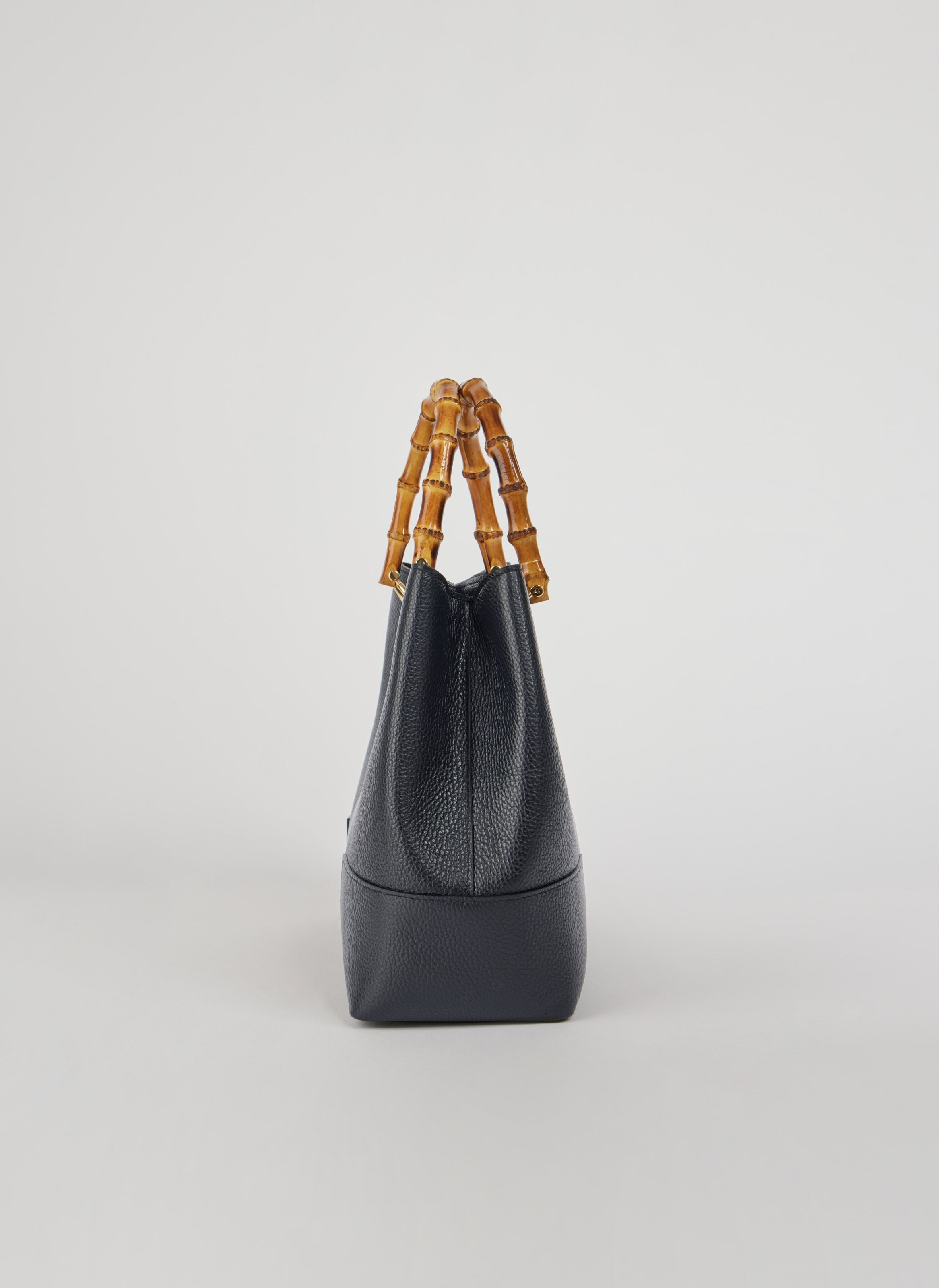 Torebka Bamboo Babe ze skóry Dollaro Niebieski Navy